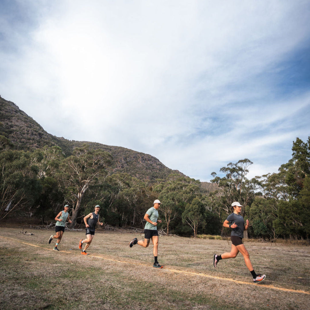 Mens Green Running Singlet Top
