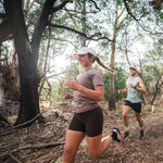 Womens Purple Running Short Sleeve Top