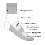 BLACK Running Performance Socks Features