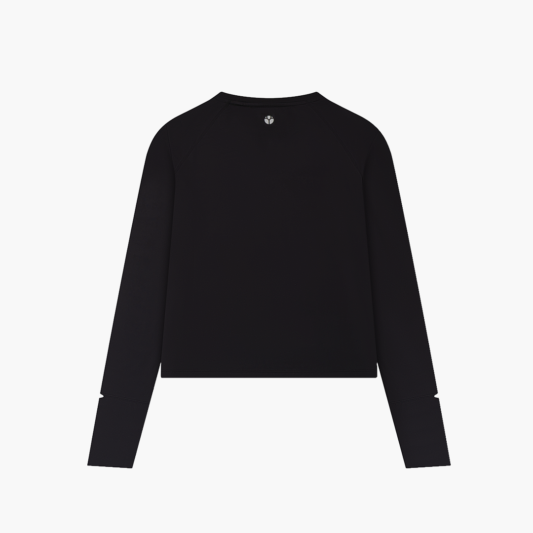Fractel Women's V-Jet Performance Long Sleeve Tee, back view