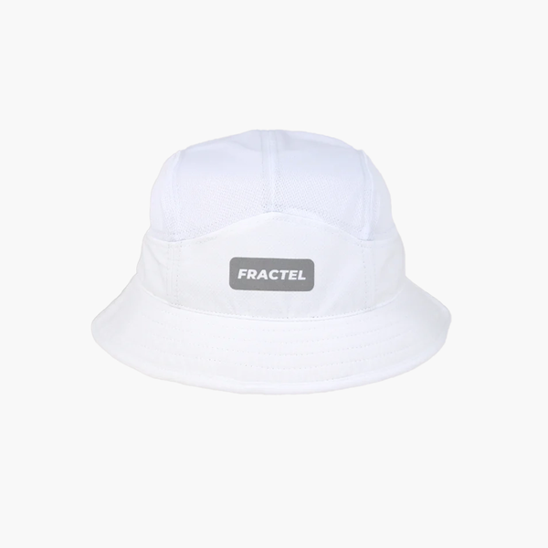 B-LUMEN Bucket Running Hat In White – FRACTEL