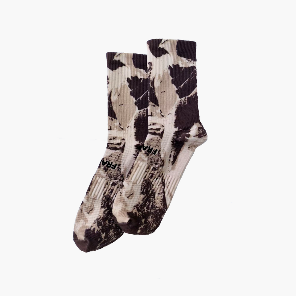 Fractel Echo Point Performance Crew Socks, left