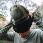 Green Running Beanie Hat