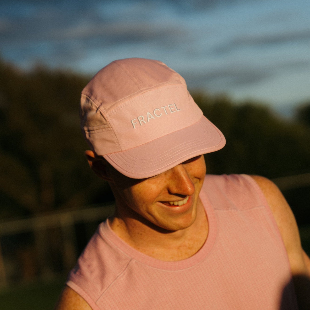 M-ROSETTE Running Cap In Pink – FRACTEL