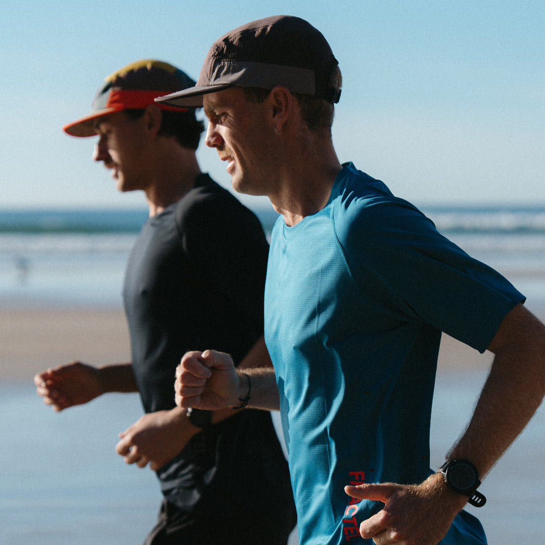 Brown Running Cap M-Series on Model