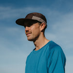Brown Running Cap M-Series on Model