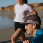 Brown Running Cap M-Series on Model