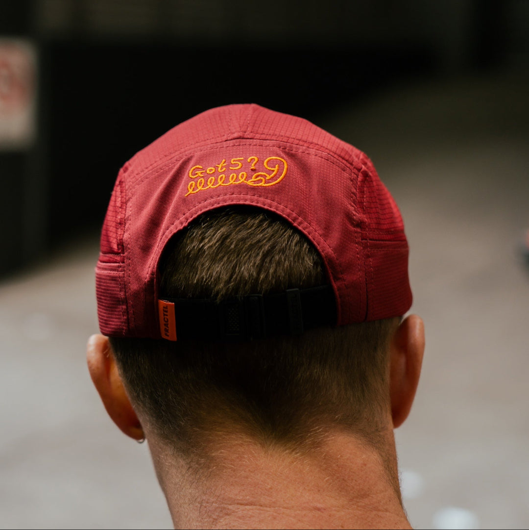 M-Series Running Cap in Red 