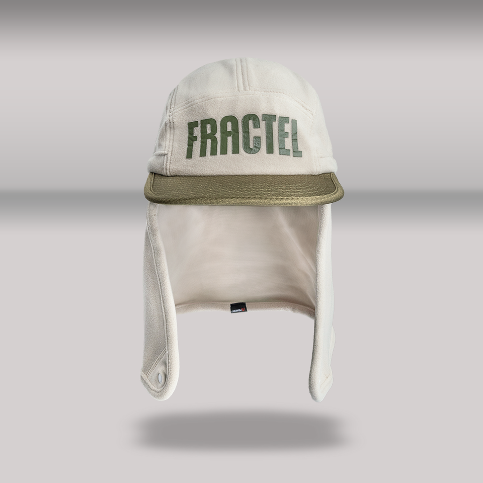 L-DESERT HAZE Winter Legionnaire Running Cap, front view