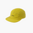 Fractel M-AFTERGLOW Running Cap in mustard yellow with perforated side panels, angled view