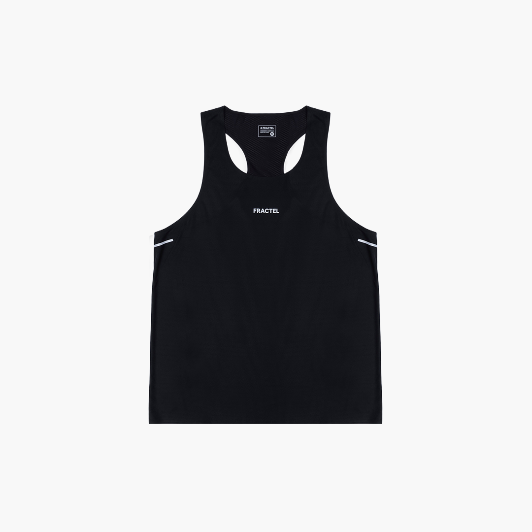 Men's V-BLACK Race Singlet