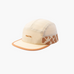 Beige cap with mesh back and giraffe pattern on visor against a white background