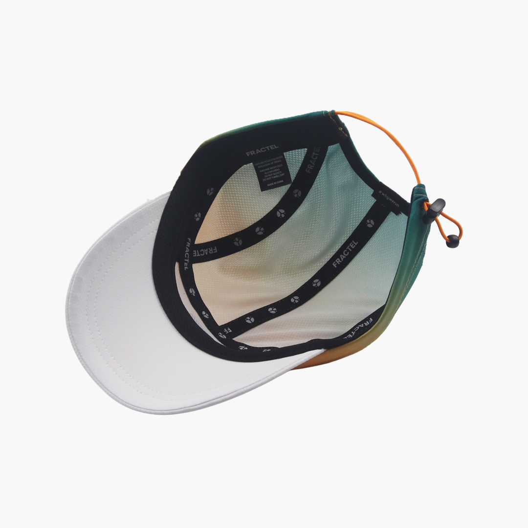 Underside of Fractel R-Series Sunshine Coast Marathon Limited Edition Cap peak