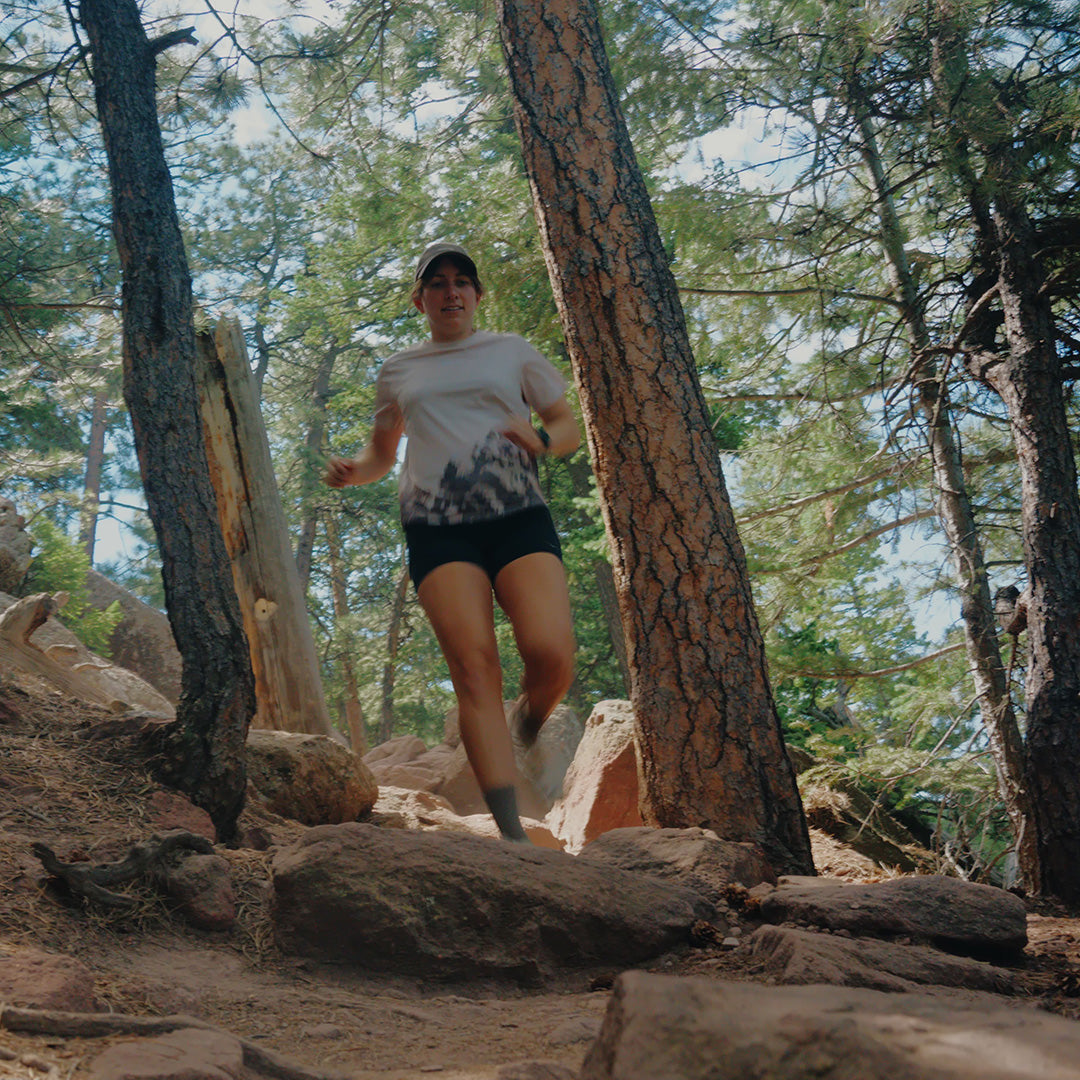Camiseta de running S-ROCKIES para mujer