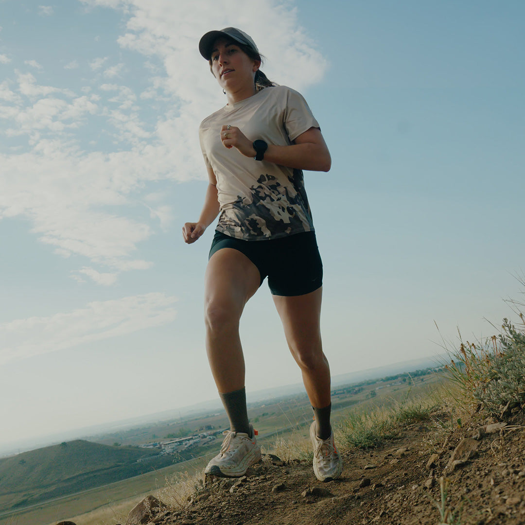 Camiseta de running S-ROCKIES para mujer