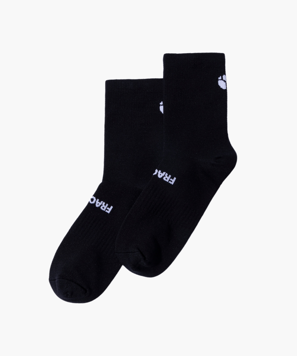 Black Performance Crew Socks – FRACTEL Black Performance Crew Socks – FRACTEL