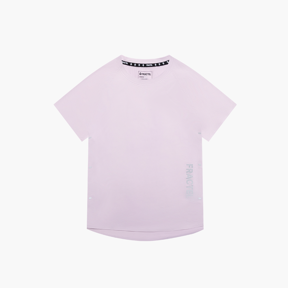 Women's V-LILAC Performance Tee, front view