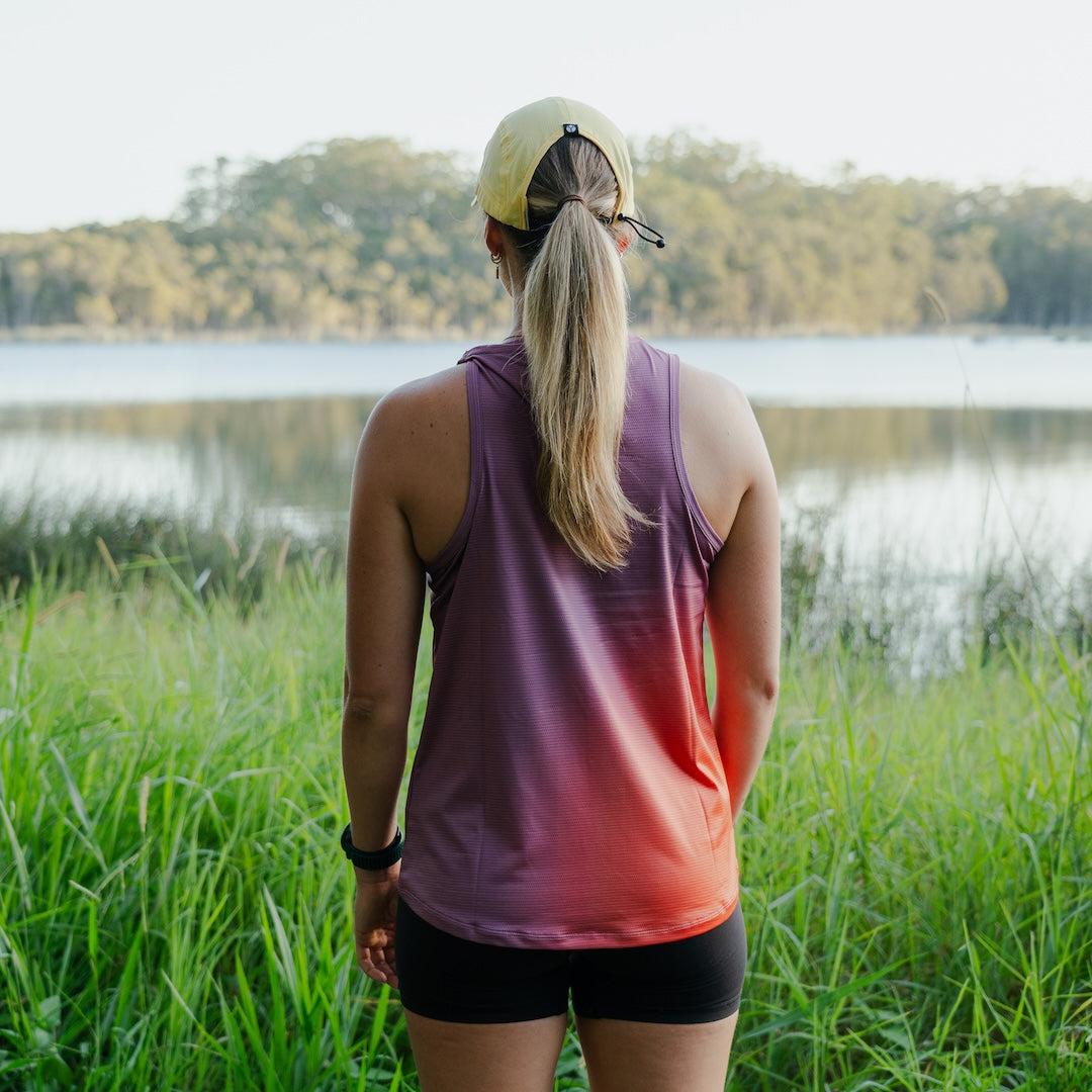 Camiseta de tirantes S-EMBER de running para mujer